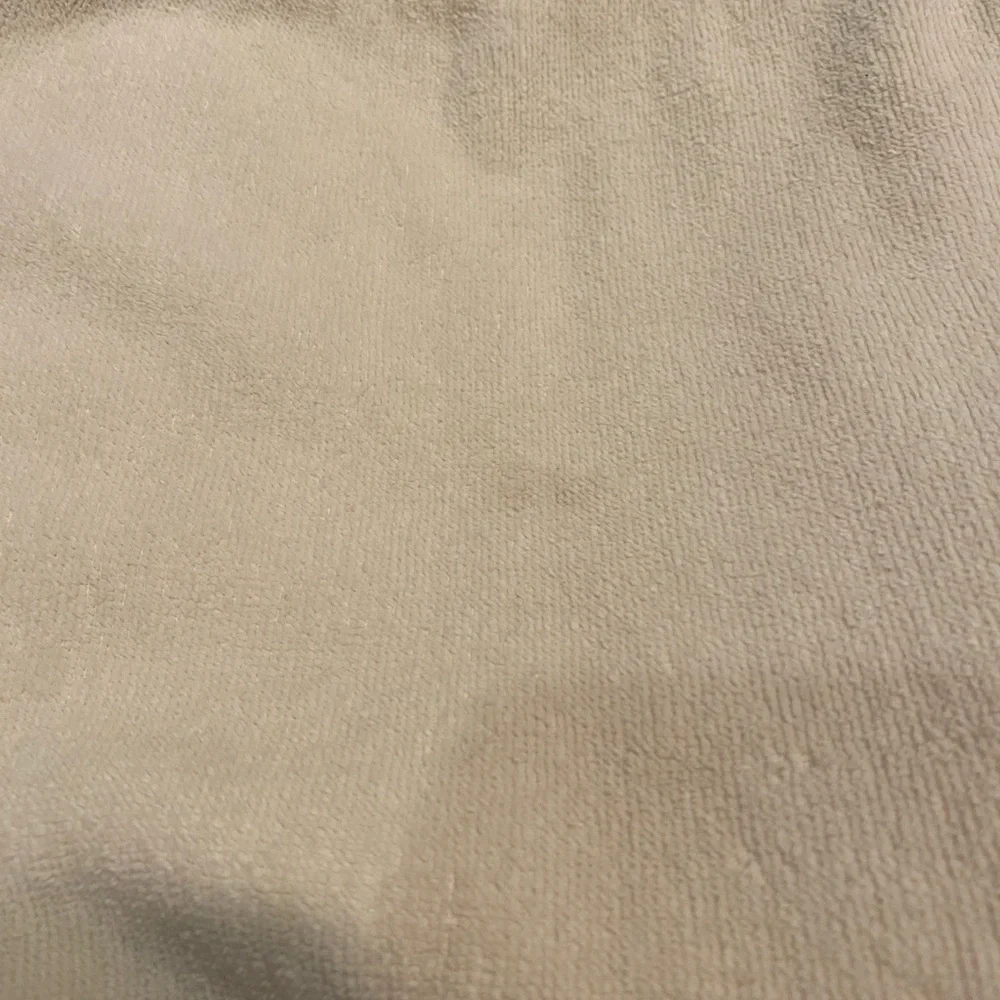 Velour Cream Bath Towels with Embroidered Cats “love me. love my cat - Vintage
